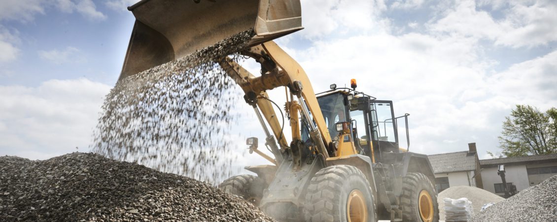 Excavator moving sand Excavator moving sand